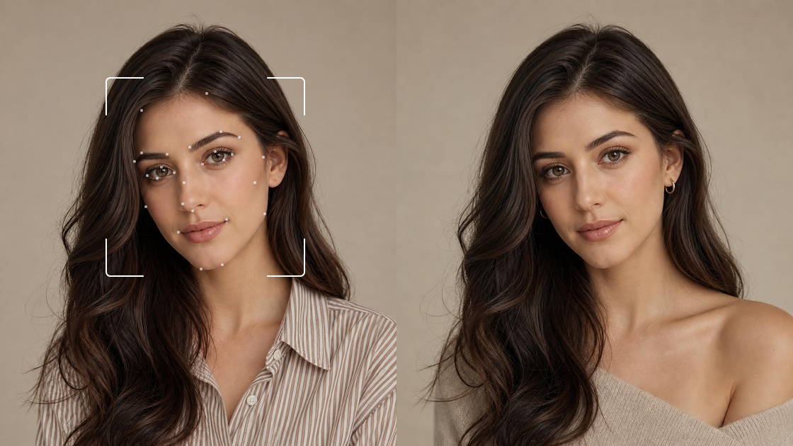 Rosto Reconhecível, sem Remodelação Facial