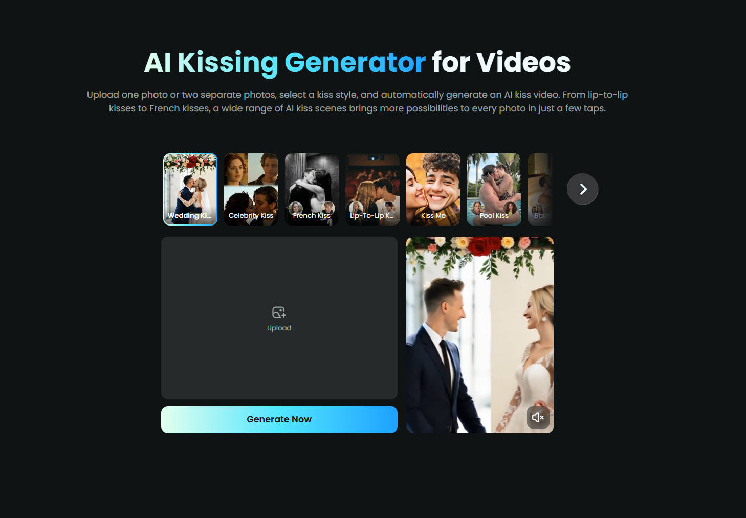 AIReel AI Kissing Generator