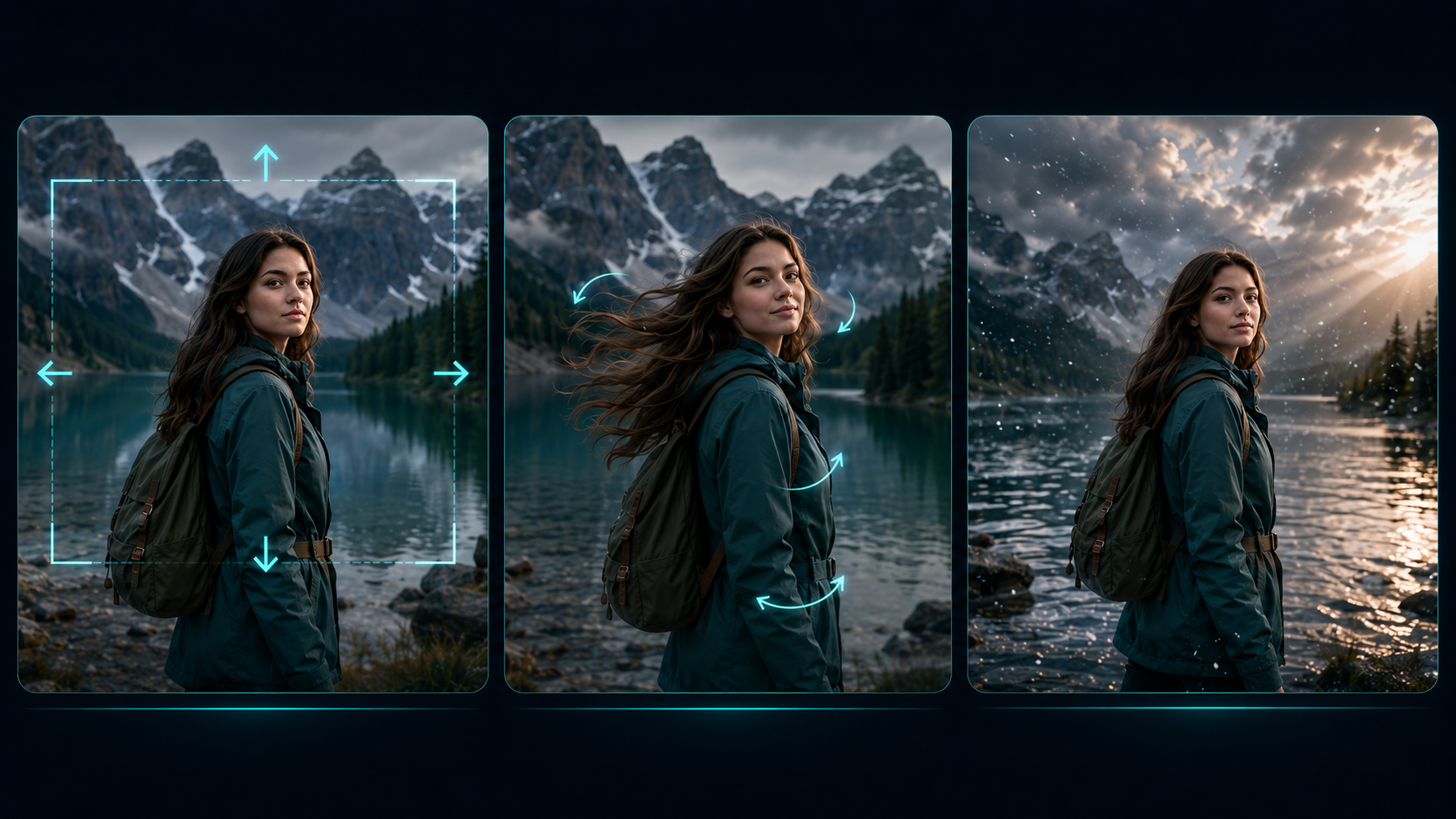 examples for AI video from picture with motion