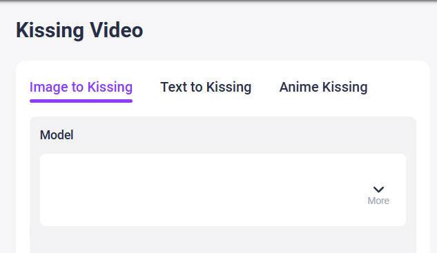 Vidnoz Image/Text to Kissing