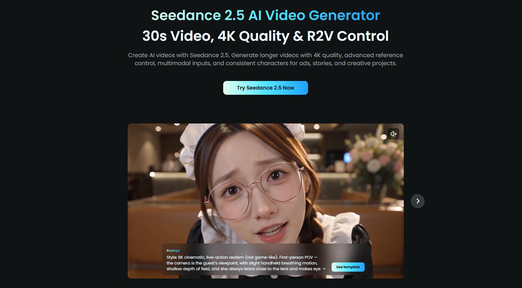 seeedance 2.5 on aireel