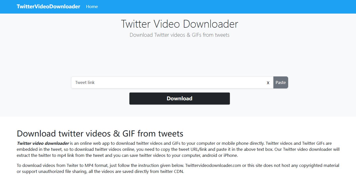 Twitter Video Downloader
