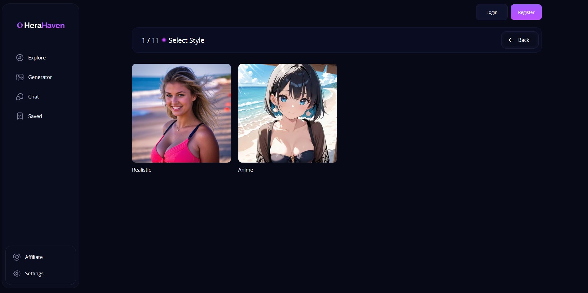 HeraHaven &mdash; для ИИ-девушки и ролевого общения