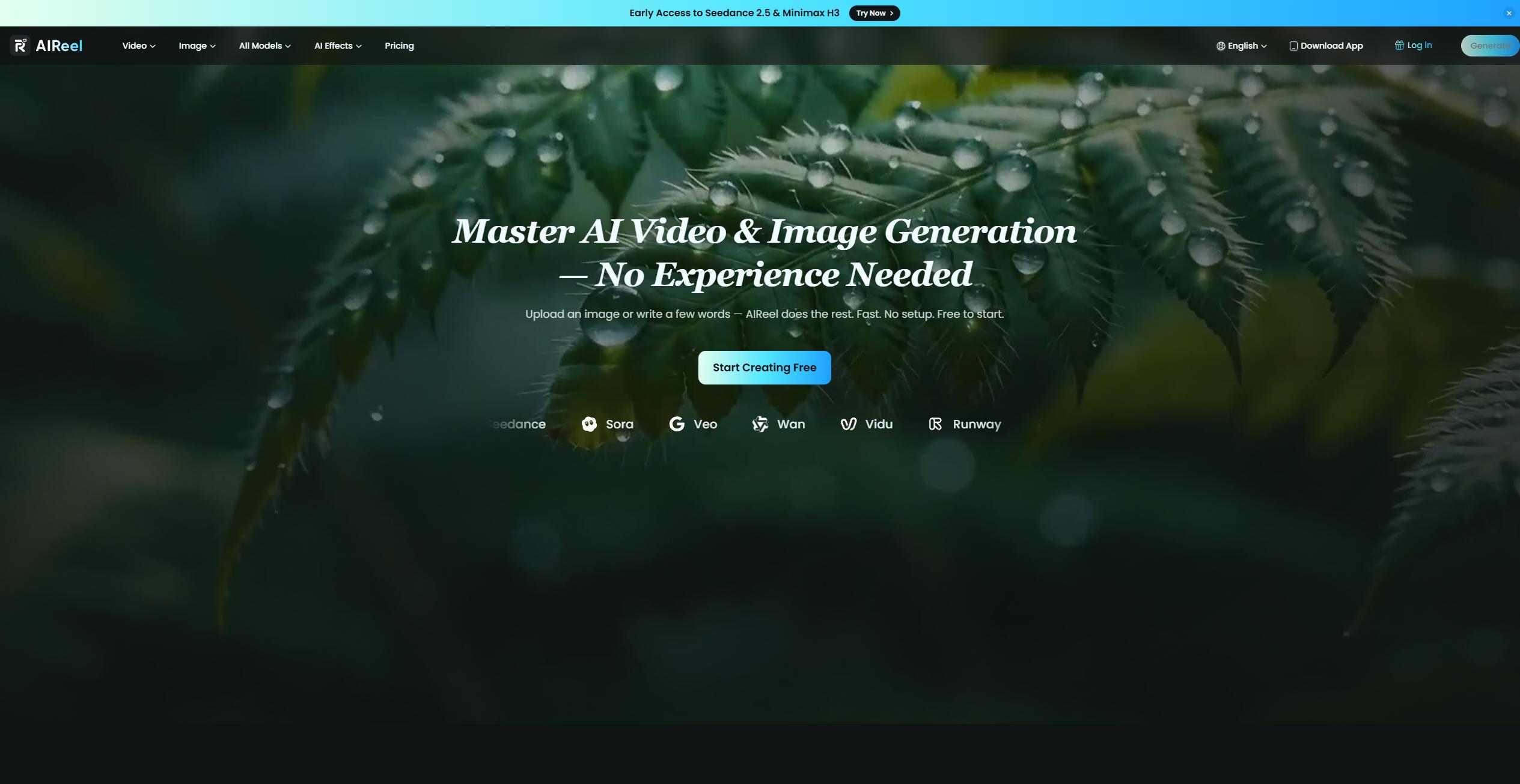 aireel ai video generator