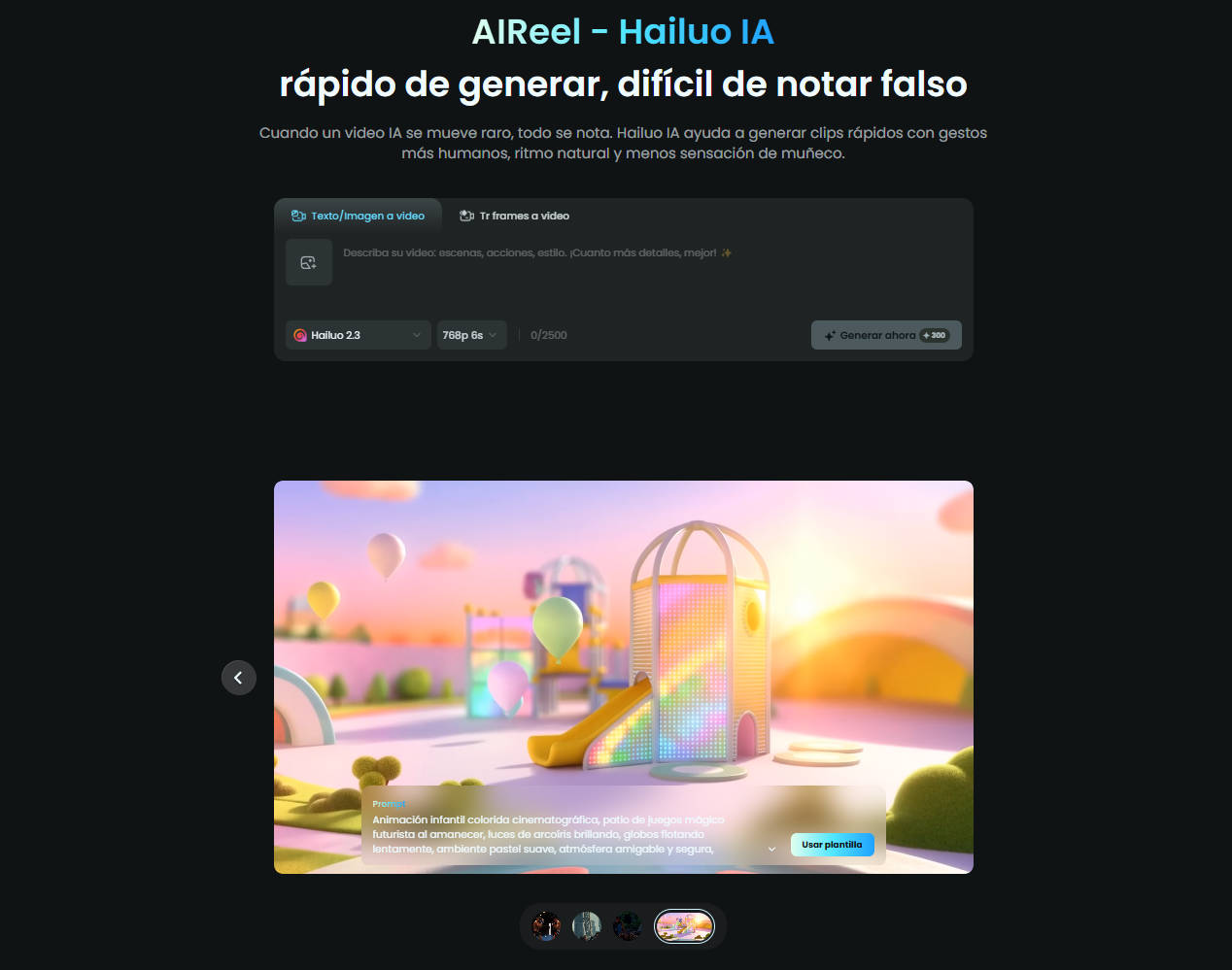 IA sin censura para videos - Hailuo